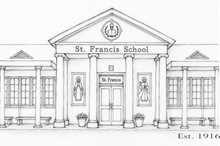 Load image into Gallery viewer, St. Francis School Sketch Shirt